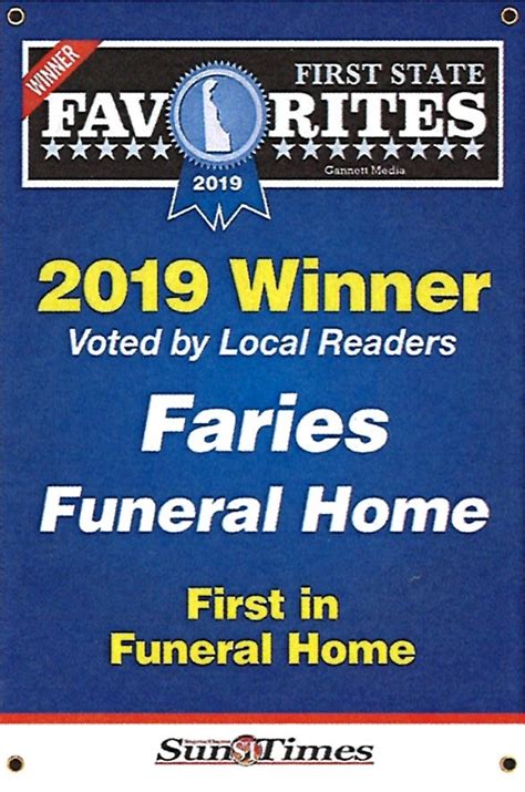 Faries Funeral Directors | Smyrna, DE Funeral Home & Cremation