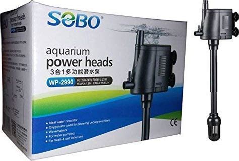 The Big Fish SOBO WP 2990 Submersible Power Head 25W F.Max 1500L/H for ...