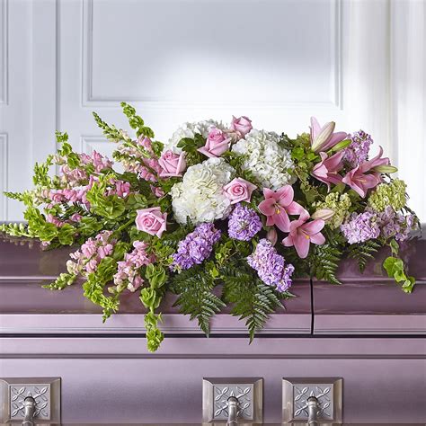 Life's Gratitude Casket Spray–Vern's Sharonville Florist