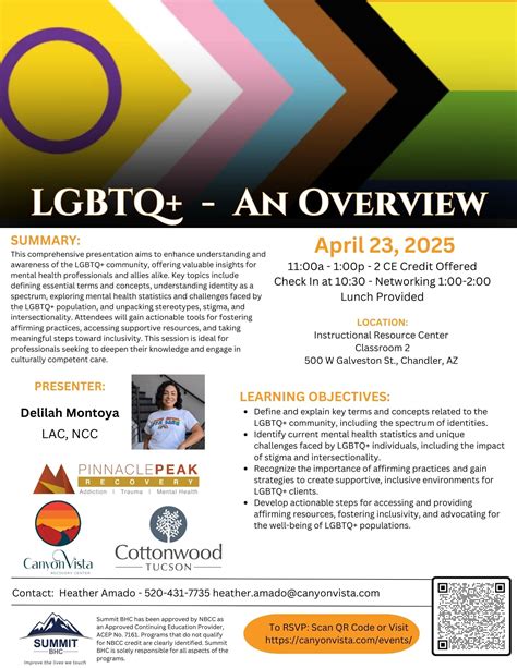 LGBTQ+ An Overview | Canyon Vista Recovery Center