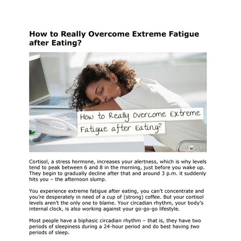 How to Really Overcome Extreme Fatigue after Eating.pdf | DocDroid