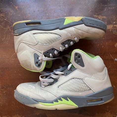 Jordan 5 Green Bean no box just shoes #jordan... - Depop