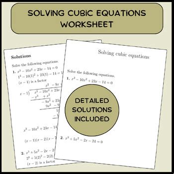 Solving Cubic Equations 的图像结果