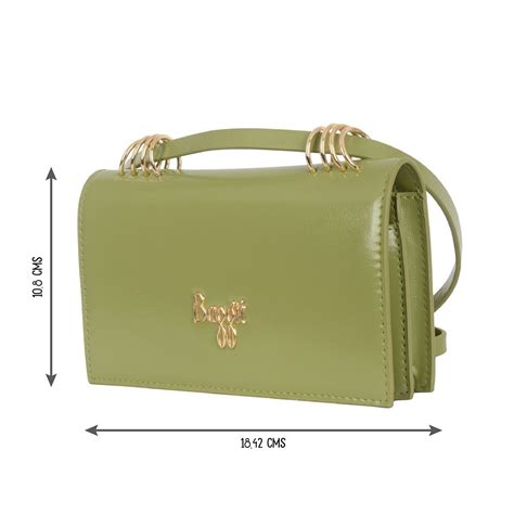 Buy Baggit Tandy Green Sling Bag Online