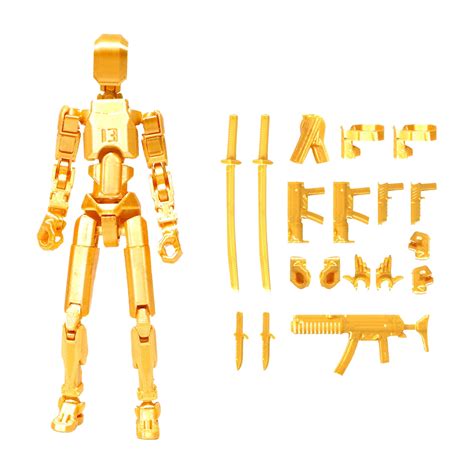 T13 Action Figure, Titan 13 3D Printed Action Figure, Lucky 13 Action ...