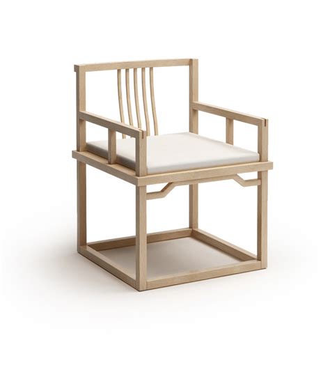 新中式圈椅现代中式太师椅简约禅意官帽椅餐椅洽谈桌椅单人椅定制-美间设计