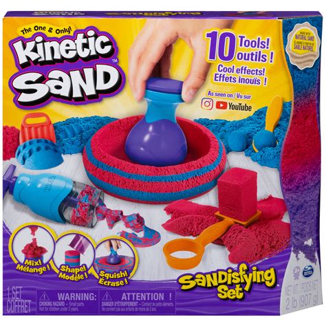 Free Shipping! Kinetic Sand Sandisfying Set with 2lbs of Play Sand and ...