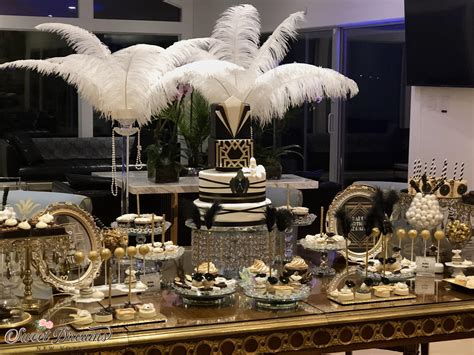 Great Gatsby Inspired Dessert Table