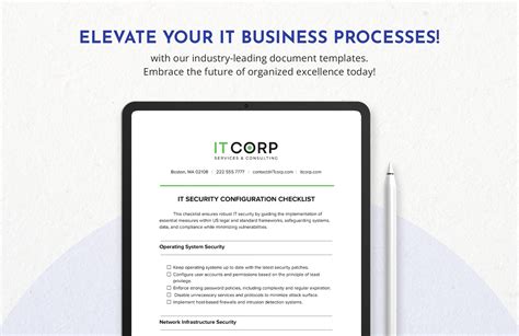Image result for System Baseline Security Configuration Document Template