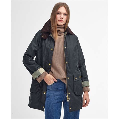 Barbour Long Beadnell Waxed Jacket