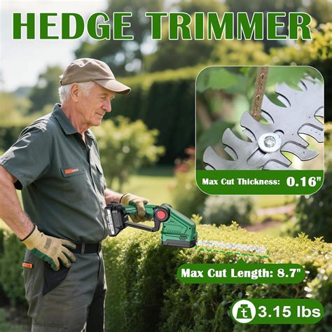 DEJUNPIOOL Hedge Trimmer Cordless with Battery and Charger, India | Ubuy