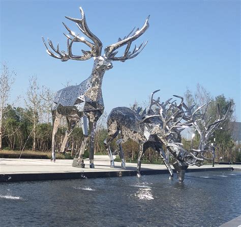不锈钢小品定制抽象动物雕塑白鹭家居庭院户外园林景观草地摆件-阿里巴巴