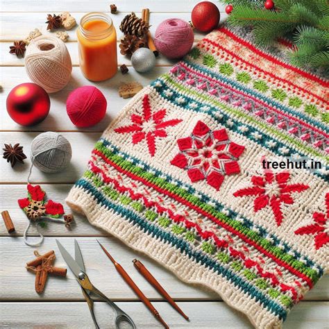Christmas Crochet Stole Ideas