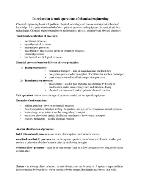 Image result for Basic Principles for Unit Operations