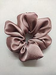 Mueras Silk Satin Hair Scrunchies Ties Pack of 3 for Women and Girls ...