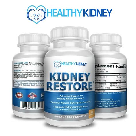 supplements for kidney disease Kidney disease supplements chronic improving avoiding function ...