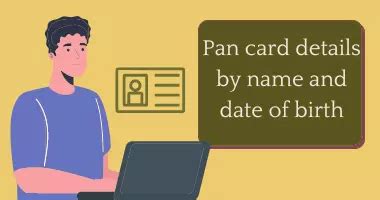 PAN card details by name and date of birth | PAN card by name and date ...