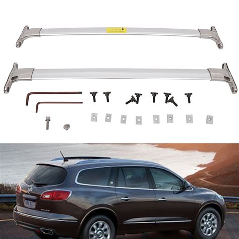 cciyu Roof Rack Cross Bars For Buick Enclave 2009-2016 Fits Side Rails Models ONLY Car Top ...