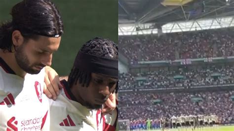FA Community Shield 2025: Fans Disrupt Minute's Silence Tribute For ...