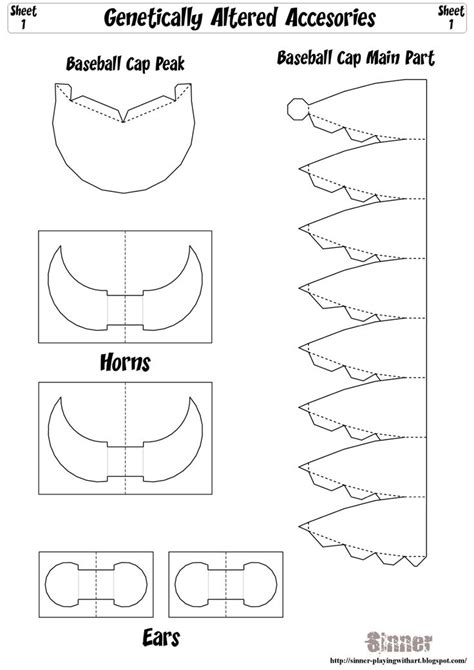 Printable Hat Patterns 的图像结果