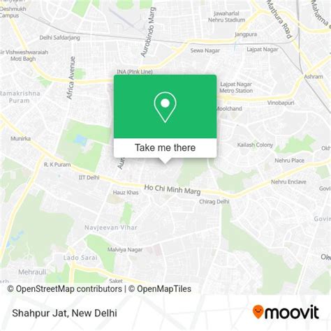 How to Get to Shahpur Jat in Delhi by Bus or Metro?
