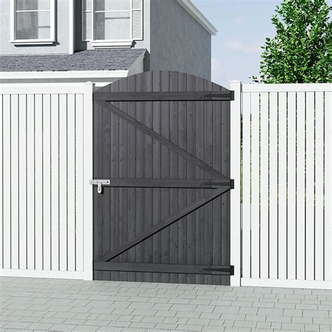 Wooden Arch Garden Gate