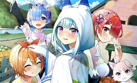 #301580 Re:Zero, Rem, Anime, Girls, 4K - Rare Gallery HD Wallpapers