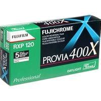 Fujifilm Fujichrome Provia 400X Color Slide Film ISO 400, 120mm, 5 Roll ...