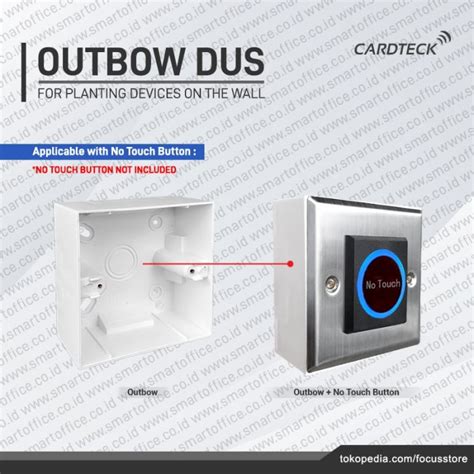 Jual OUTBOW DUS EXIT PUSH BUTTON ACCESS CONTROL DOOR PLATE HOUSING ...