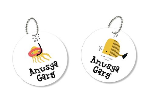 Personalised Metal Bag Tags - Water Pals/ Label Shabel – Labelshabel
