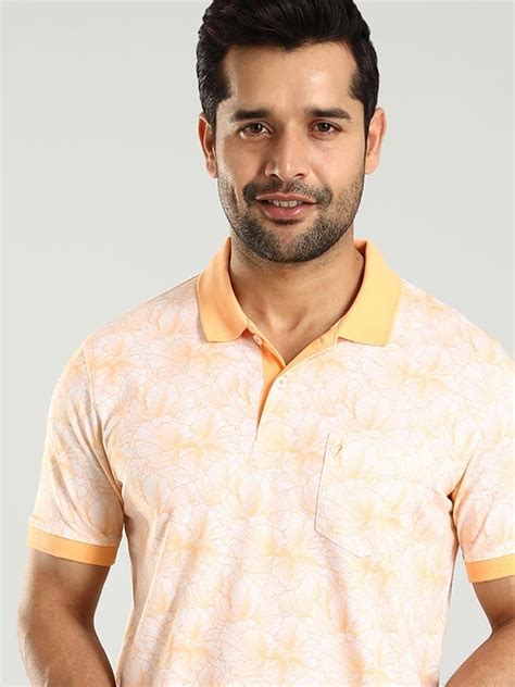 Buy Men Printed Polo T-Shirt Online | Indian Terrain