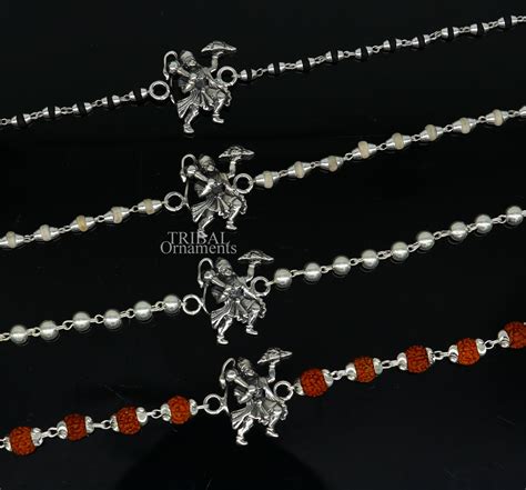 Lord flying hanuman Rakhi 925 sterling silver Rakhi bracelet, amazing ...