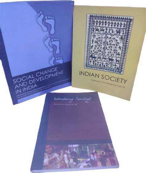 NCERT Sociology Books Set Of Class -11 To 12 For UPSC Exams (English ...