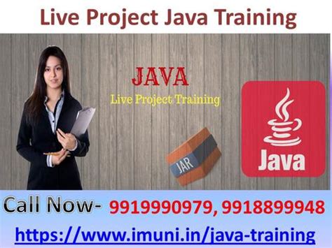 Advantage Of Live Project Java Training To Make Your Career - Software ...
