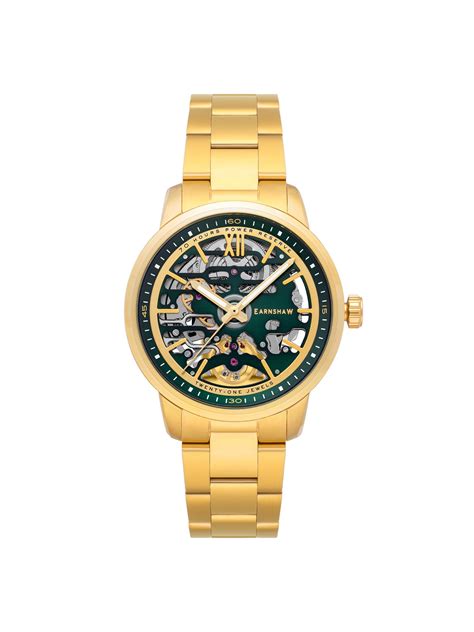 Hiyath -Earnshaw Skeleton 21 Jewels Automatic Men's Watch - ES-8274-55 ...