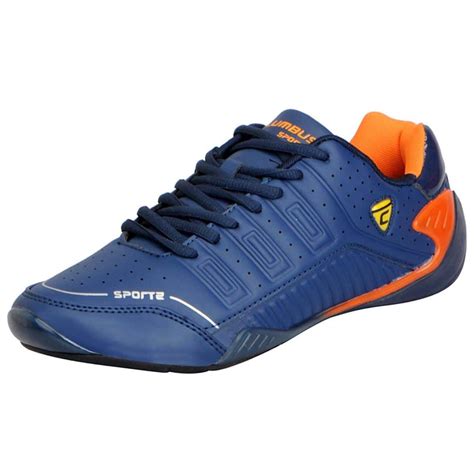 Columbus Potter Navy Orange-43 Sports Shoes : Amazon.in: Fashion