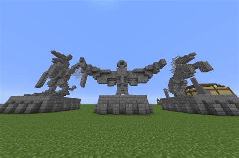 Image result for Minecraft Animal Statue Tutorial