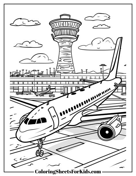 Coloring Pages Airplane [2025]