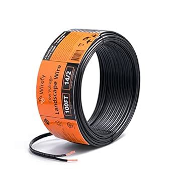 Wirefy Low Voltage Landscape Lighting Cable 1.62 mm - 2 Conductors - 30 ...