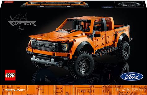 LEGO Technic Ford F-150 Raptor 42126 Model Building Kit (1,379 Pcs ...