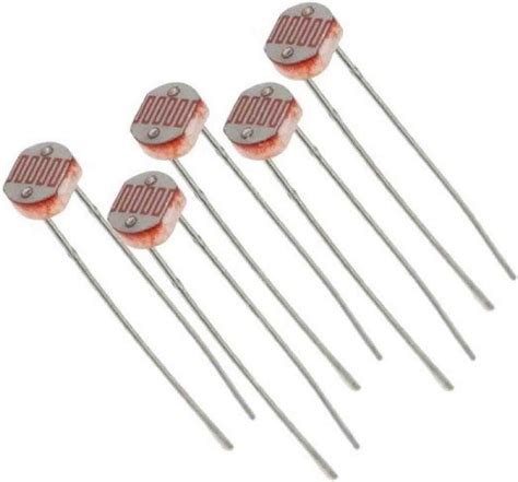 LDR SENSOR 5mm GENUINE LIGHT DEPENDENT RESISTOR PHOTORESISTOR 20PCS ...