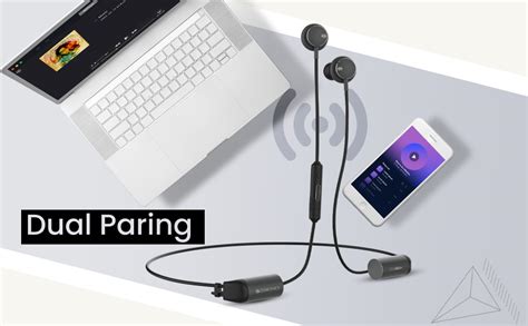 ZEBRONICS Zeb-Aika+ Wireless in-Ear Neckband Earphone with BT 5.0, Dual ...