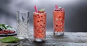Buy Soduku Italian Premium Clear Crystal Highball Glasses for Water ...