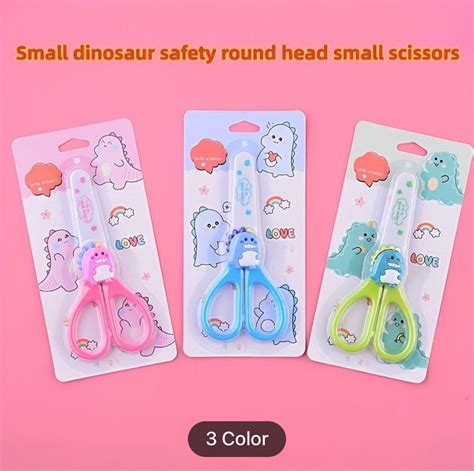 Cute Dino/Rabbit Scissors with Safety – Viaana Kids Store
