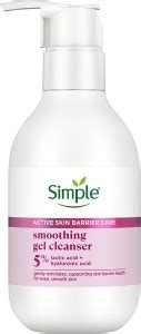 Simple Active Skin Barrier Care Smoothing Gel Cleanser Face Wash ...