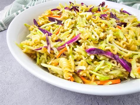Everyone’s Favorite Ramen Noodle Broccoli Slaw Salad