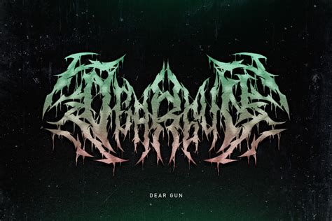 Drumonz | Death Metal Font on Yellow Images Creative Store - 130397