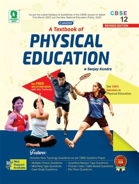 EVERGREEN CBSE Revised Textbook of Physical Education Class XII with ...