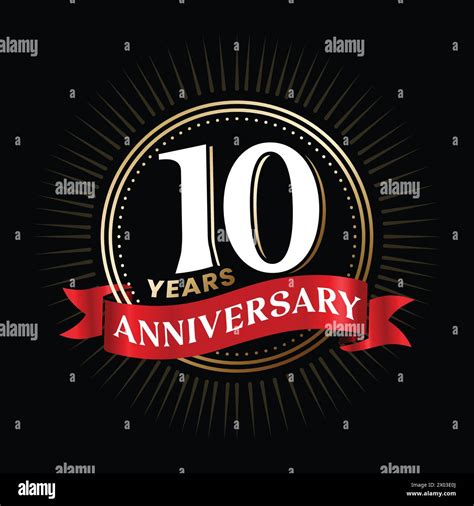 10 Year Anniversary Symbol