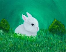 Image result for Cute White Bunny with Flowers